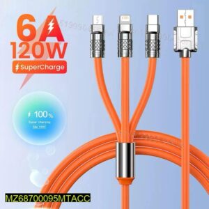 3 in one mobile charging cable