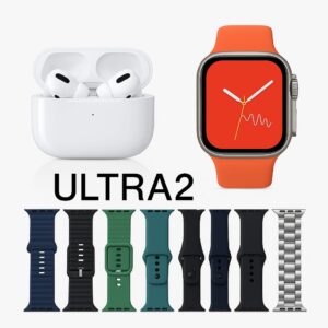 Airpods Pro 2 + Ultra 7-in-1 Smartwatch Combo | Premium Sound & Style Deal